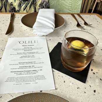 Olili - Black sesame old fashion - Desserts Near Me - Honolulu, Hawaii Olili - Black sesame old fashion - Desserts Near Me - Honolulu, Hawaii