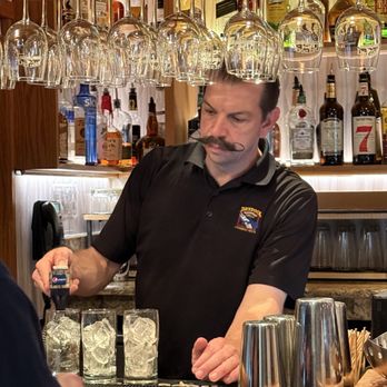 Dry Dock Waterfront Grill - Handsome Bartender - Seafood Near Me - Longboat Key, Florida