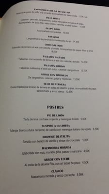 Menu photo 2 Ancón València, V