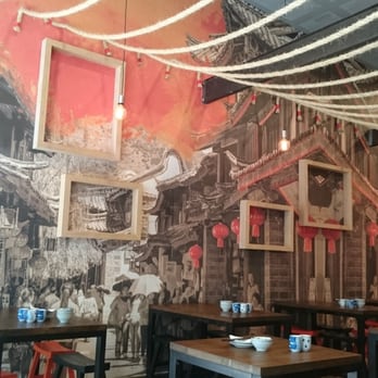 Bamboo Village BBQ - Lijiang old town mural - Chinese Near Me - Melbourne, VIC