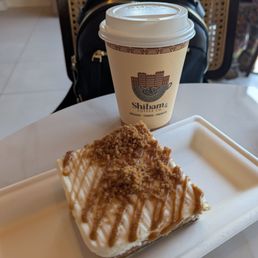 Shibam's Coffee and lotus milk cake Shibam's Coffee and lotus milk cake