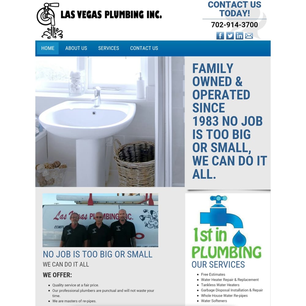 Slide of Las Vegas Plumbing