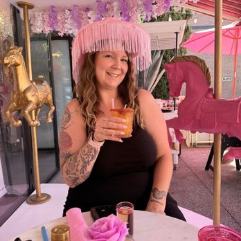 Cafe Carrusel - Birthday girl with a Mexican Lollipop drink - Breakfast & Brunch Near Me - Santa Rosa, California Cafe Carrusel - Birthday girl with a Mexican Lollipop drink - Breakfast & Brunch Near Me - Santa Rosa, California