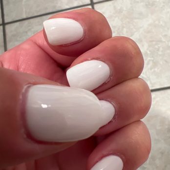 VIP Nails Spa - White dip. She did t clean the edges! Hurried process. - Nail Salons Near Me - Fort Smith, Arkansas VIP Nails Spa - White dip. She did t clean the edges! Hurried process. - Nail Salons Near Me - Fort Smith, Arkansas