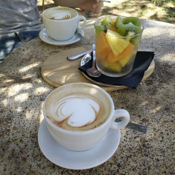 Tram Depot - Sweet morning with cappucinos and fruits - Cafes Near Me - Rome, RM Tram Depot - Sweet morning with cappucinos and fruits - Cafes Near Me - Rome, RM