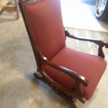 Oscar's Upholstery - Antique platform rocker - Furniture Reupholstery Near Me - North Las Vegas, Nevada