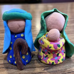 Natalee Fehr - Clay Nativity