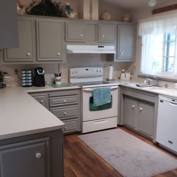 Handy Pro Mike - This is the picture of the kitchen that he showed us when my mother-in-law hired him and they agreed on this color. - Handyman Near Me - Santa Maria, California Handy Pro Mike - This is the picture of the kitchen that he showed us when my mother-in-law hired him and they agreed on this color. - Handyman Near Me - Santa Maria, California