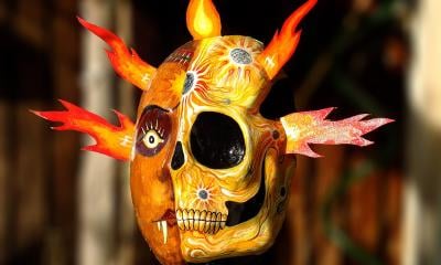 Mexican Mask Making with Diego - taxidermy in Berkeley, CA