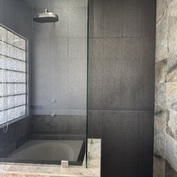 The Tile Shop - New pony wall, tiled wall & accent wall