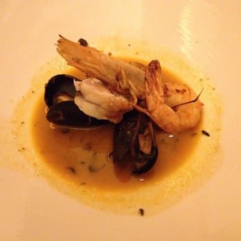 BlackSalt - saffron infused bouillabaisse with monkfish, shrimp and blue shell mussels - Seafood Near Me - Washington, DC, District of Columbia