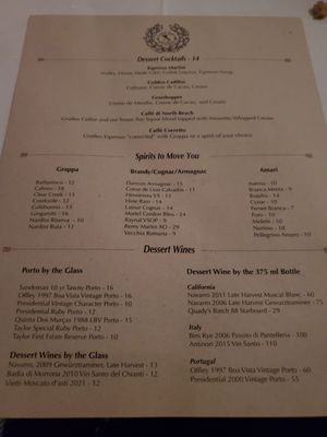 Menu photo 1 North Beach Restaurant San Francisco, CA Menu photo 1 North Beach Restaurant San Francisco, CA