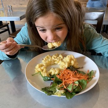 House Rock Kitchen - Kids Mac & Cheese with salad - New American Near Me - Buena Vista, Colorado House Rock Kitchen - Kids Mac & Cheese with salad - New American Near Me - Buena Vista, Colorado