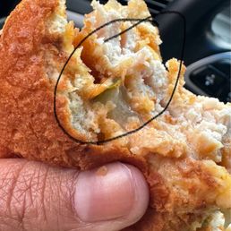 Hair Inside Popeyes Spicy Chicken Sandwich. (Cross Contamination)
