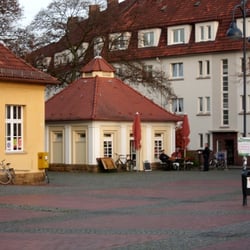 Siegfriedplatz - Blick auf den Kiosk