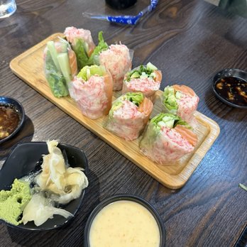 Angry Fish Sushi - Japanese Spring Rolls (8Pcs) - Sushi Bars Near Me - San Leandro, California