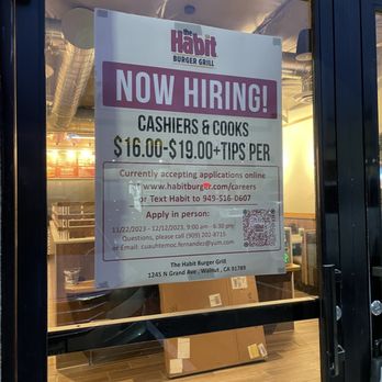 Habit Burger & Grill - Now hiring! Grand opening is Wed, 12/20/2023! - Burgers Near Me - Walnut, California