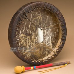 Mission Del Rey Southwest - Native American drums of buffalo, elk and deer hide are perfect for meditation and drumming circles.