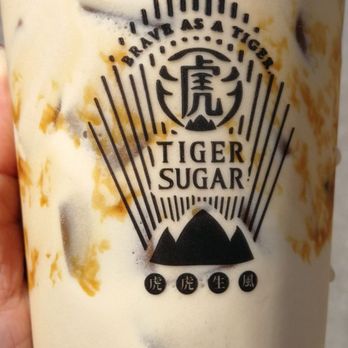 Tiger Sugar - After shaking 15x - Bubble Tea Near Me - Flushing, New York