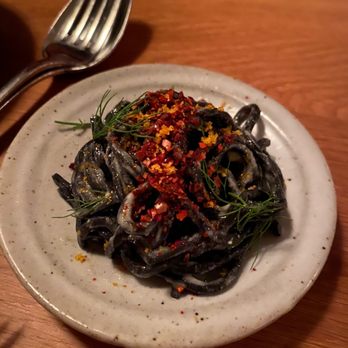 Octavia - Chilled squid ink - New American Near Me - San Francisco, California Octavia - Chilled squid ink - New American Near Me - San Francisco, California