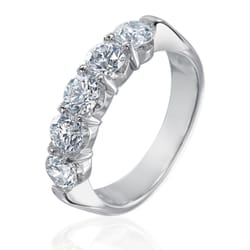 Andrew Meyer Five Diamond Wedding/Anniversary band, available in a range of metals, diamond qualities and carat weights.