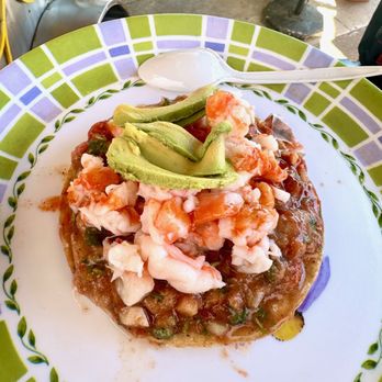 La Guerrerense - Shrimp tostada - Food Stands Near Me - Ensenada, BCN