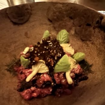 Meteora - beef tartare - New American Near Me - Los Angeles, California Meteora - beef tartare - New American Near Me - Los Angeles, California