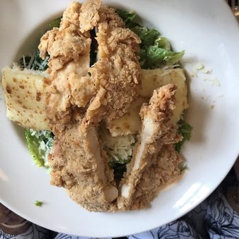 Jacob's Pickles - BuFried Buttermilk Fried Chicken Caesar Salad - Comfort Food Near Me - New York, New York Jacob's Pickles - BuFried Buttermilk Fried Chicken Caesar Salad - Comfort Food Near Me - New York, New York