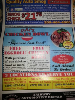 Menu photo 8 Luu's Chicken Bowl Manteca, CA Menu photo 8 Luu's Chicken Bowl Manteca, CA