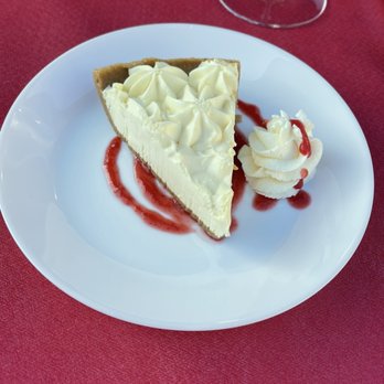 Artist Dining - Cherry cheesecake - Caterers Near Me