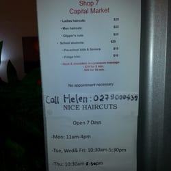 Nice Haircut - Menu