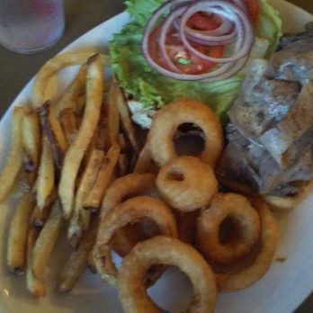 Pyrenees Cafe - Pickled Tongue sandwich with onion rings and fries is delicious!! - Basque Near Me - Bakersfield, California Pyrenees Cafe - Pickled Tongue sandwich with onion rings and fries is delicious!! - Basque Near Me - Bakersfield, California