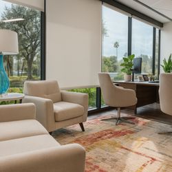 Annabelle's Fine Furniture & Interior Design - A redesigned executive office offers quality pieces that serve a purpose.