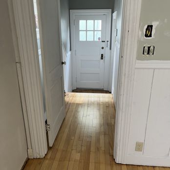 Massud & Son Floor Covering - Kitchen and back hall after refinishing - Carpeting Near Me - Central Falls, Rhode Island Massud & Son Floor Covering - Kitchen and back hall after refinishing - Carpeting Near Me - Central Falls, Rhode Island