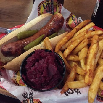 Brat Stop - Jalapeño cheddar brat - Bars Near Me - Kenosha, Wisconsin Brat Stop - Jalapeño cheddar brat - Bars Near Me - Kenosha, Wisconsin
