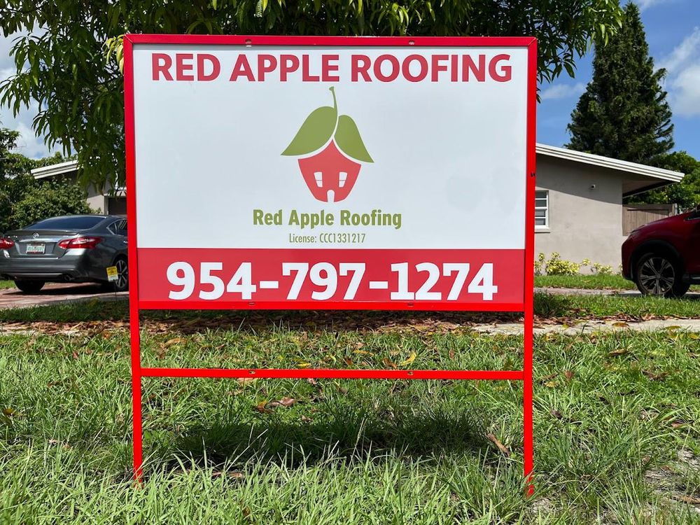 Slide of Red Apple Roofing