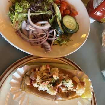 Steuben's Uptown - House salad and lobster roll. - Diners Near Me - Denver, Colorado Steuben's Uptown - House salad and lobster roll. - Diners Near Me - Denver, Colorado