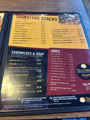 Menu photo 2 Stacked Pancake & Breakfast House Hamilton, ON Menu photo 2 Stacked Pancake & Breakfast House Hamilton, ON