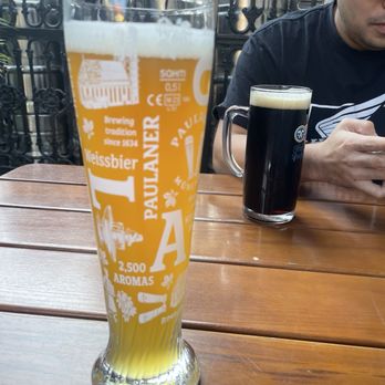 Biergarten at Old World - Hefeweizen - German Near Me - Huntington Beach, California