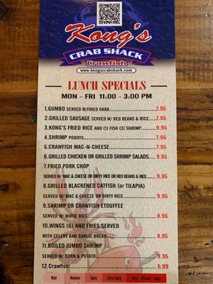Menu photo 2 Kong's Crab Shack Katy, TX Menu photo 2 Kong's Crab Shack Katy, TX