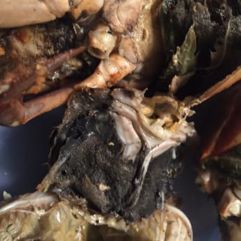 Edwards Seafood - Black on inside with unpleasant smell - Seafood Near Me - Capitol Heights, Maryland