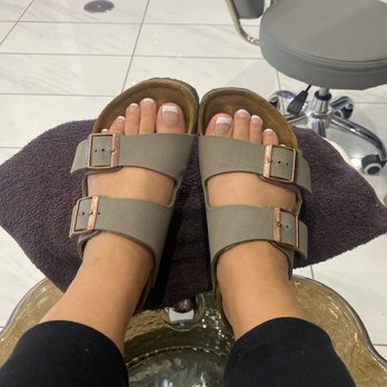 Cosmo Nail Lounge - French Shellack Pedi by Peter - Nail Salons Near Me - Double Oak , Texas Cosmo Nail Lounge - French Shellack Pedi by Peter - Nail Salons Near Me - Double Oak , Texas