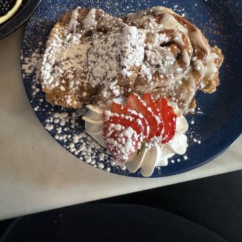 Blue Moon Too - Sin Roll French Toast ( so dry, I'd avoid) - Cafes Near Me - Baltimore, Maryland Blue Moon Too - Sin Roll French Toast ( so dry, I'd avoid) - Cafes Near Me - Baltimore, Maryland