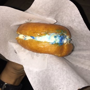 Novel Ice Cream - Donut Melt with birthday cake ice cream! - Desserts Near Me - Phoenix, Arizona Novel Ice Cream - Donut Melt with birthday cake ice cream! - Desserts Near Me - Phoenix, Arizona
