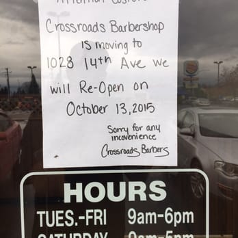 Cross Roads Barber Shop - They have moved - Barbers Near Me - Longview, Washington Cross Roads Barber Shop - They have moved - Barbers Near Me - Longview, Washington