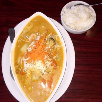 Thai Home Restaurant - Mussamun Curry with Seafood - Thai Near Me - Sandy, Oregon
