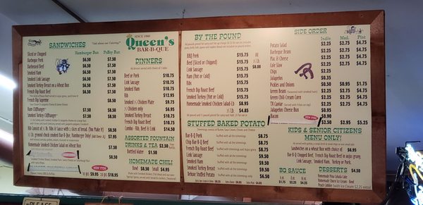 Menu photo 3 Queen's Bar-B-Que Galveston, TX Menu photo 3 Queen's Bar-B-Que Galveston, TX