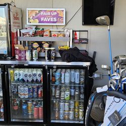 Del Mar Golf Center - Snacks and drinks at the new little golf snack shack