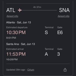 More examples of Delta being late