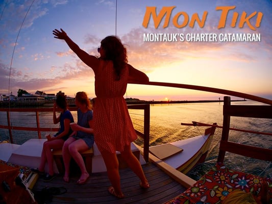 Sailing Montauk's Catamaran Mon Tiki by null